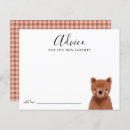 Search for woodland animals baby shower games Bear