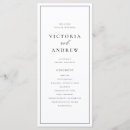 Search for formal wedding programs Black and white