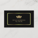 Search for crown business cards Royal