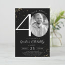 Search for black and gold 40th birthday invitations Adult birthday party