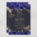 Search for royal blue butterfly invitations Tiara