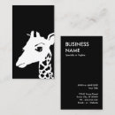 Search for giraffe business cards Character