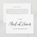 Search for maid of honor cards Modern