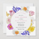 Search for tulip baby shower invitations Flowers
