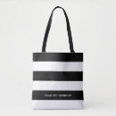 Search for black and white stripes tote bags Elegant