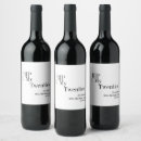 Search for 30th birthday wine labels Black and white