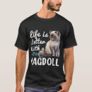 Search for ragdoll cat tshirts Himalayan