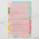 Search for strawberry stationery paper Summer