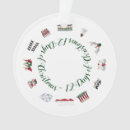 Search for 12 days of ornaments Song