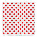 Search for red and white polka dot bandanas Pattern