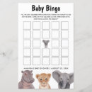 Search for animal baby shower games Bingo