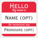 Search for pronoun stickers Blue