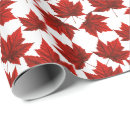 Search for canada wrapping paper Maple leaf