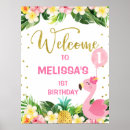 Search for luau party signs Pink flamingo