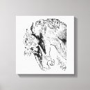 Search for abstract horse paintings canvas prints Black and white