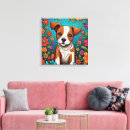 Search for whimsical canvas prints Dog