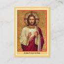 Search for catholic business cards Jesus