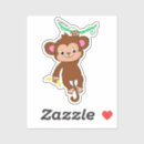 Search for monkey banana stickers Yellow