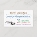 Search for limousine business cards Luxury