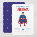 Search for superman invitations Cartoon