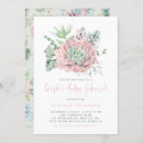 Search for succulent invitations Watercolor