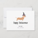 Search for funny dog halloween cards Dachshund