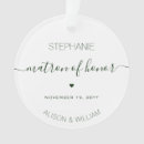 Search for maid of honor ornaments Modern