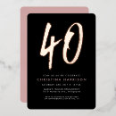 Search for 40th birthday invitations Stylish