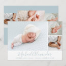 Search for two sided birth announcement cards Multi photo