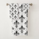 Search for fleur de lis bath towels Elegant
