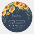 Search for sunflower thank you stickers Botanical