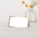 Search for gold border place cards Modern