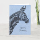 Search for zebra birthday cards Chic