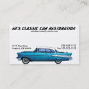 Search for classic car business cards Restoration