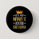 Search for 100th birthday buttons Happy