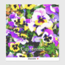 Search for pansy flower stickers Yellow