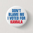 Search for vote buttons Kamala