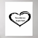 Search for love heart drawing posters Black and white
