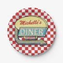 Search for mid century modern patterns paper plates For her