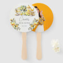 Search for bridal shower hand fans Yellow