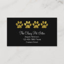 Search for nanny business cards Pet sitter