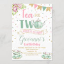 Search for tea for two birthday invitations Second