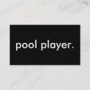 Search for billiard business cards Player