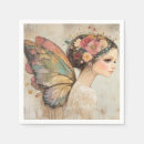 Search for butterfly napkins Flower