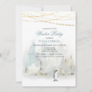 Search for penguin holiday invitations Snow
