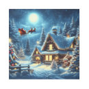 Search for vintage reindeer art Santa