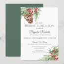 Search for winter bridal luncheon invitations Rustic