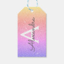 Search for monogram gift tags Girly