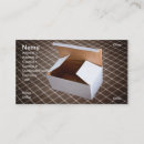 Search for cardboard box business cards Package