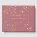 Search for quinceanera guest books Glamorous